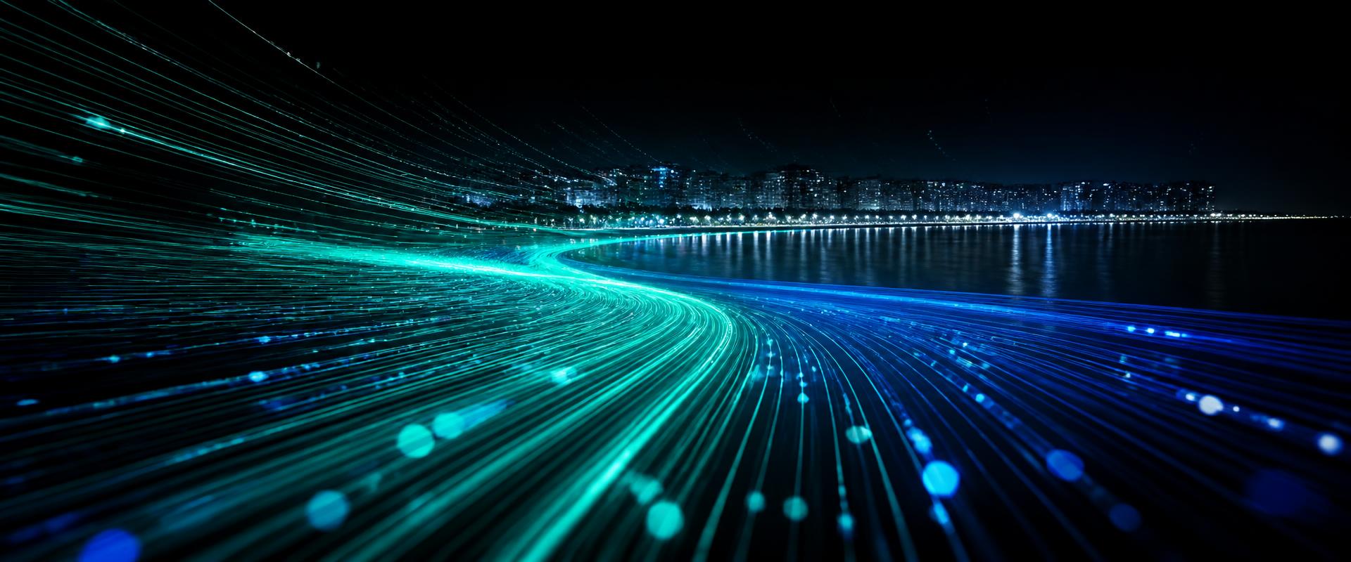Infraestrutura de fibra óptica da DG Telecomunicações em Maceió